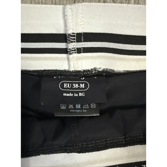 Vieux Jeu Tank Top Womens Small Med Black Pleated Back Tennis Tank &Skirt Set - Picture 5 of 13